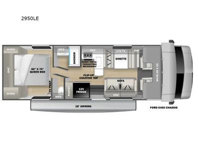 2027 Sunseeker LE 2950LE — side profile view