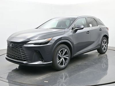 2026 Lexus RX 350 PREMIUM AWD in Cloudburst Gray — front three-quarter view