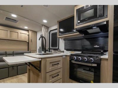 2027 Forest River RV Flagstaff Micro Lite — rear three-quarter view