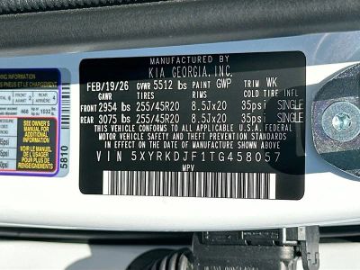2026 Kia Sorento — photo 34 view