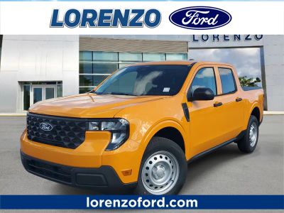 2026 Ford Maverick XL in Orange Fury Metallic Tri-Coat — front three-quarter view