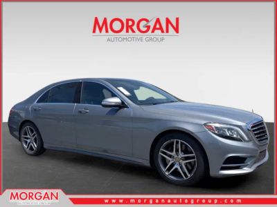 2015 Mercedes-Benz S-Class S 550 in Gray — front three-quarter view