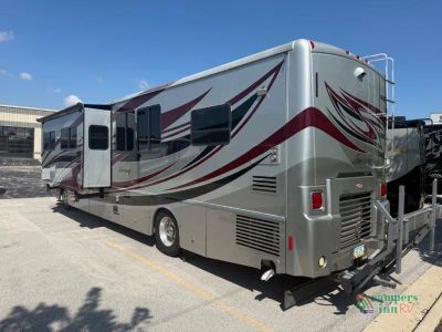 2010 Winnebago Journey — rear three-quarter view