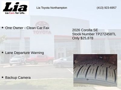 2026 Toyota Corolla SE — photo 8 view