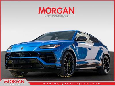 2022 Lamborghini Urus Base in Blue — front three-quarter view