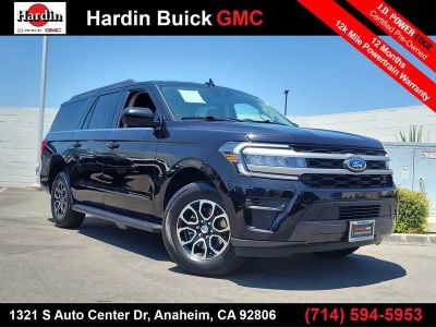 2024 Ford Expedition Max XLT in Black — front three-quarter view