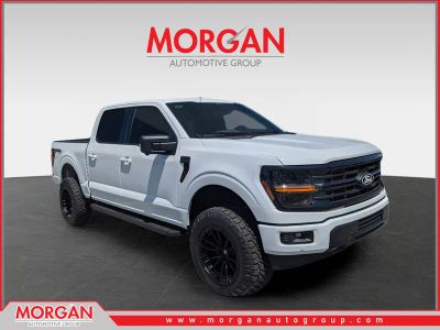 2026 Ford F-150 XLT in White — front three-quarter view
