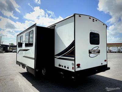 2023 Coachmen Northern Spirit Ultra Lite — rear three-quarter view