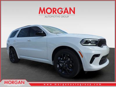 2026 Dodge Durango GT in White — front three-quarter view