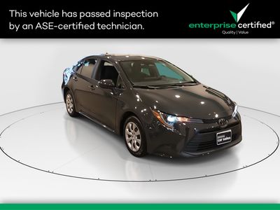 2024 Toyota Corolla LE — front three-quarter view