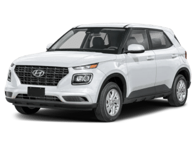 2026 Hyundai VENUE SE in Lunar White — front three-quarter view