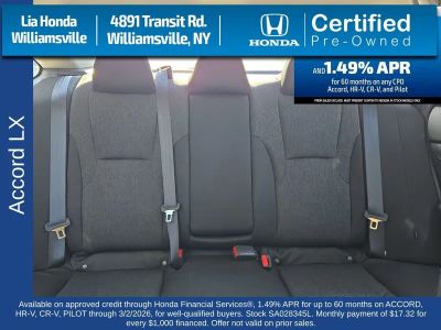 2025 Honda Accord Sedan LX CVT - Photo 1