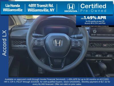 2025 Honda Accord Sedan LX CVT - Photo 16