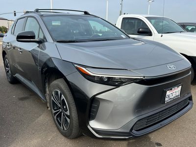 2024 Toyota bZ4X — rear three-quarter view