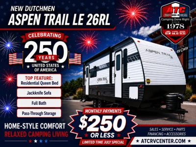 2024 Dutchmen RV Aspen Trail LE 26RL — front three-quarter view