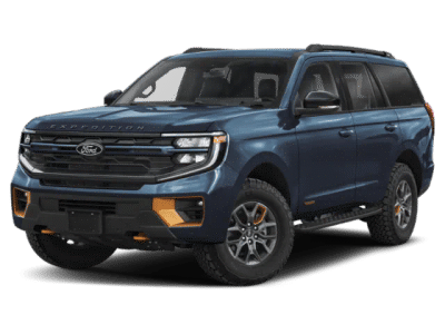 2026 Ford Expedition Tremor in Blue — front three-quarter view