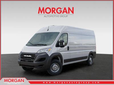 2026 Ram ProMaster 3500 High Roof in White — front three-quarter view
