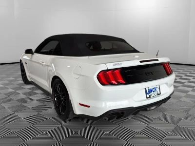 2019 Ford Mustang — rear three-quarter view
