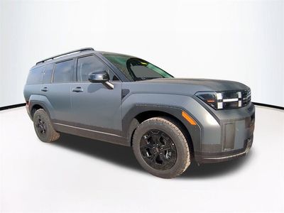 2026 Hyundai SANTA FE XRT in Gray — front three-quarter view