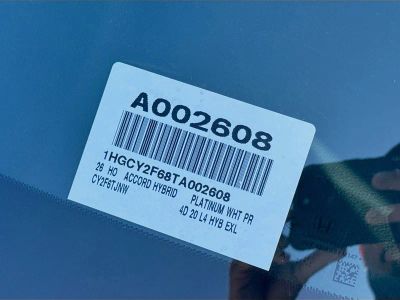 2026 Honda Accord Hybrid — photo 27 view