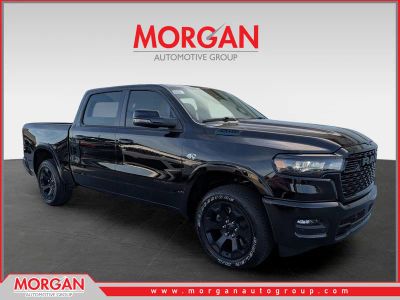 2026 Ram 1500 Big Horn/Lone Star in Black — front three-quarter view