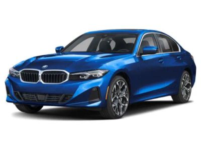 2026 BMW 3 Series 330i in Tanzanite Blue II Metallic — front three-quarter view