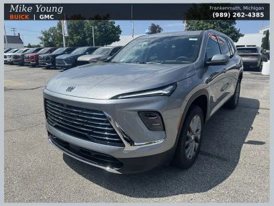 2026 Buick Enclave Preferred in Moonstone Gray Metallic — front three-quarter view