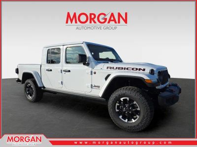 2026 Jeep Gladiator Rubicon in White/off-white — front three-quarter view