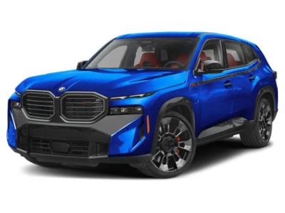2026 BMW XM Label in Marina Bay Blue Metallic — front three-quarter view