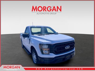 2023 Ford F-150 XL in Oxford White — front three-quarter view