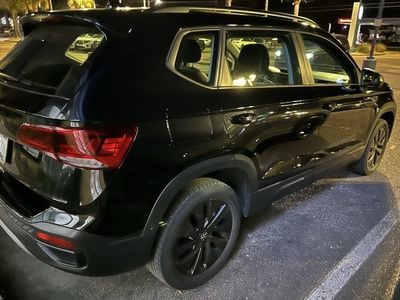 2023 Volkswagen Taos — rear three-quarter view
