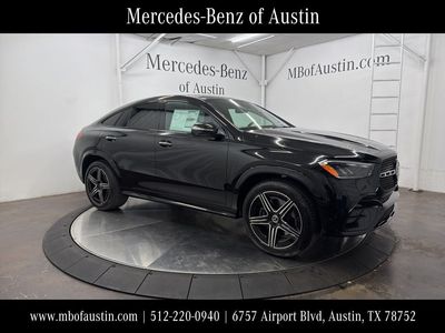 2026 Mercedes-Benz GLE 450 in Obsidian Black Metallic — front three-quarter view