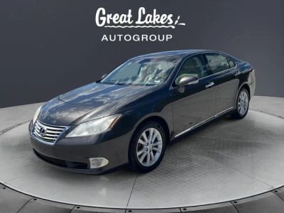 2011 Lexus ES 350 in Smoky Granite Mica — front three-quarter view