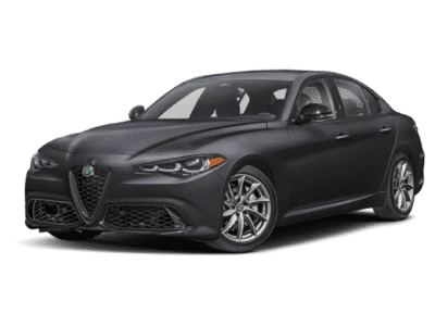 2026 Alfa Romeo Giulia Base in Black — front three-quarter view