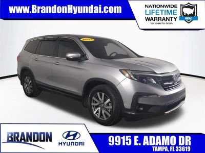 2021 Honda Pilot EX — front three-quarter view