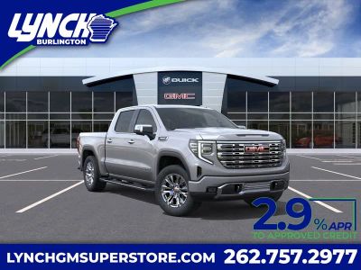 2026 GMC Sierra 1500 Denali in Sterling Metallic — front three-quarter view