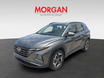 2023 Hyundai Tucson — rear three-quarter view
