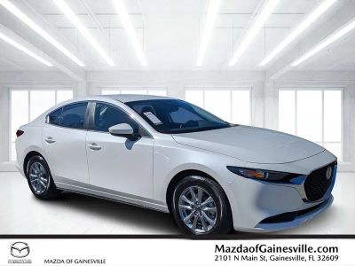 2026 Mazda Mazda3 3 2.5 S Base in White — front three-quarter view