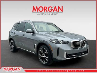2024 BMW X5 sDrive40i in Skyscraper Grey Metallic — front three-quarter view