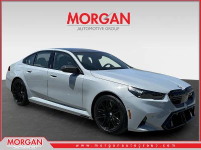 2026 BMW M5 Base in Gray — front three-quarter view