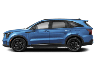 2026 Kia Sorento Hybrid — rear three-quarter view