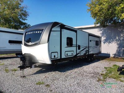 2026 Venture RV SportTrek Touring Edition — rear three-quarter view