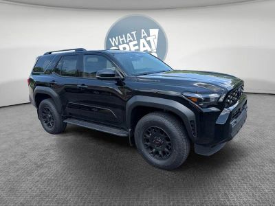 2026 Toyota 4Runner TRD Off-Road Premium in Black — front three-quarter view