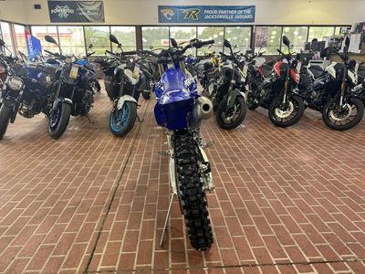 2026 Yamaha YZ250F Team Yamaha Blue — engine compartment view