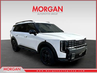 2027 Kia Telluride Hybrid X-Line SX in White — front three-quarter view