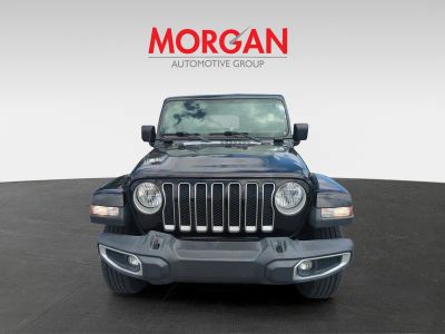 2019 Jeep Wrangler — rear three-quarter view