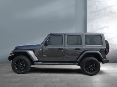 2020 Jeep Wrangler Unlimited — rear three-quarter view