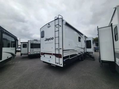 2026 Jayco North Point — rear three-quarter view