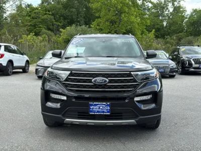 2021 Ford Explorer — rear three-quarter view