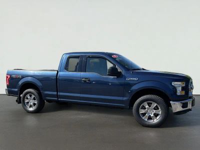 2017 Ford F-150 XLT in *Blue — front three-quarter view